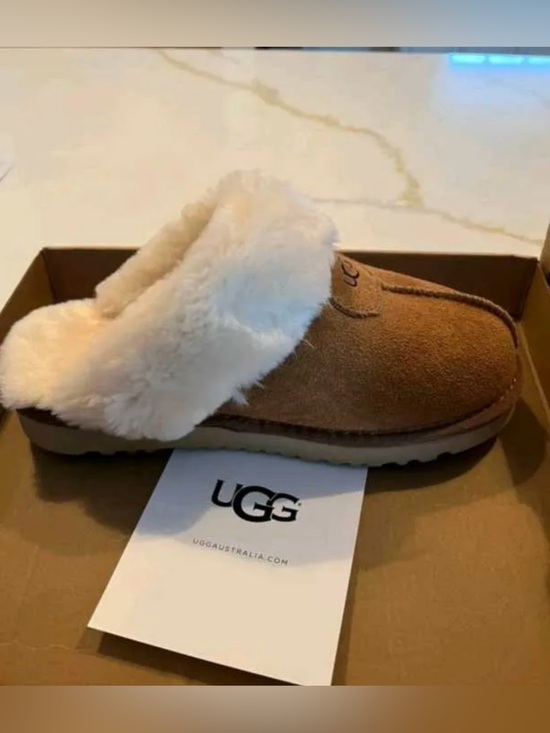 UGG Shoes - UGG Chestnut Suede Slip-On Slipper